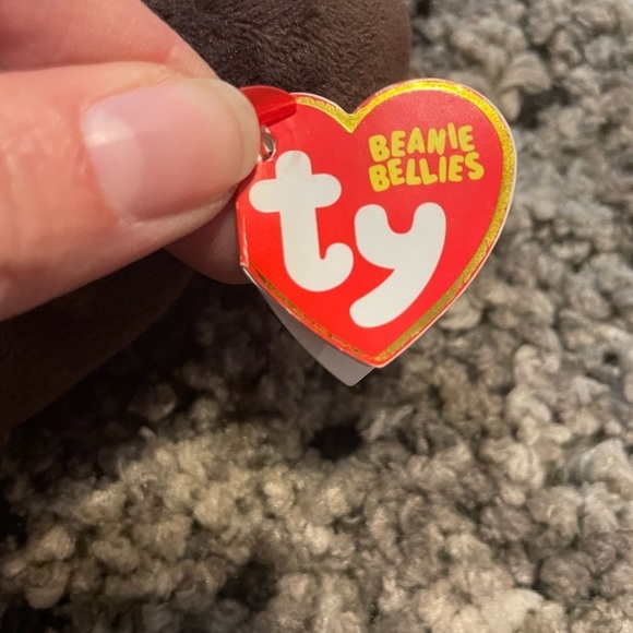 TY Beanie Baby Beanie Bellies MATTEO the Monkey Key Clip & Teenie Boos Snort - Picture 7 of 9